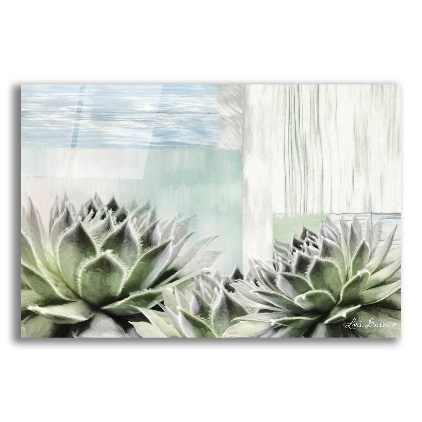 Epic Art 'Grow in Grace' by Lori Deiter Acrylic Glass Wall Art,24x16