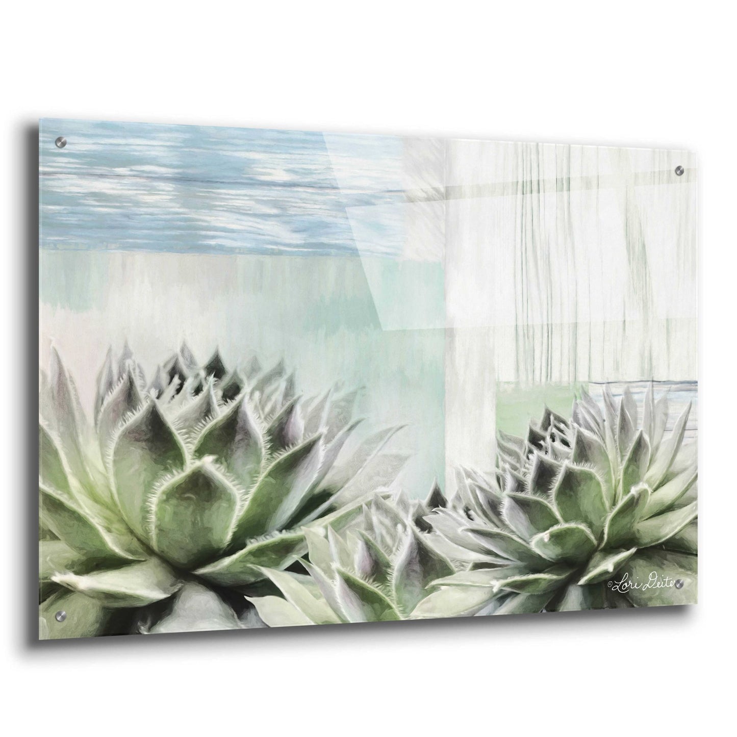 Epic Art 'Grow in Grace' by Lori Deiter Acrylic Glass Wall Art,36x24