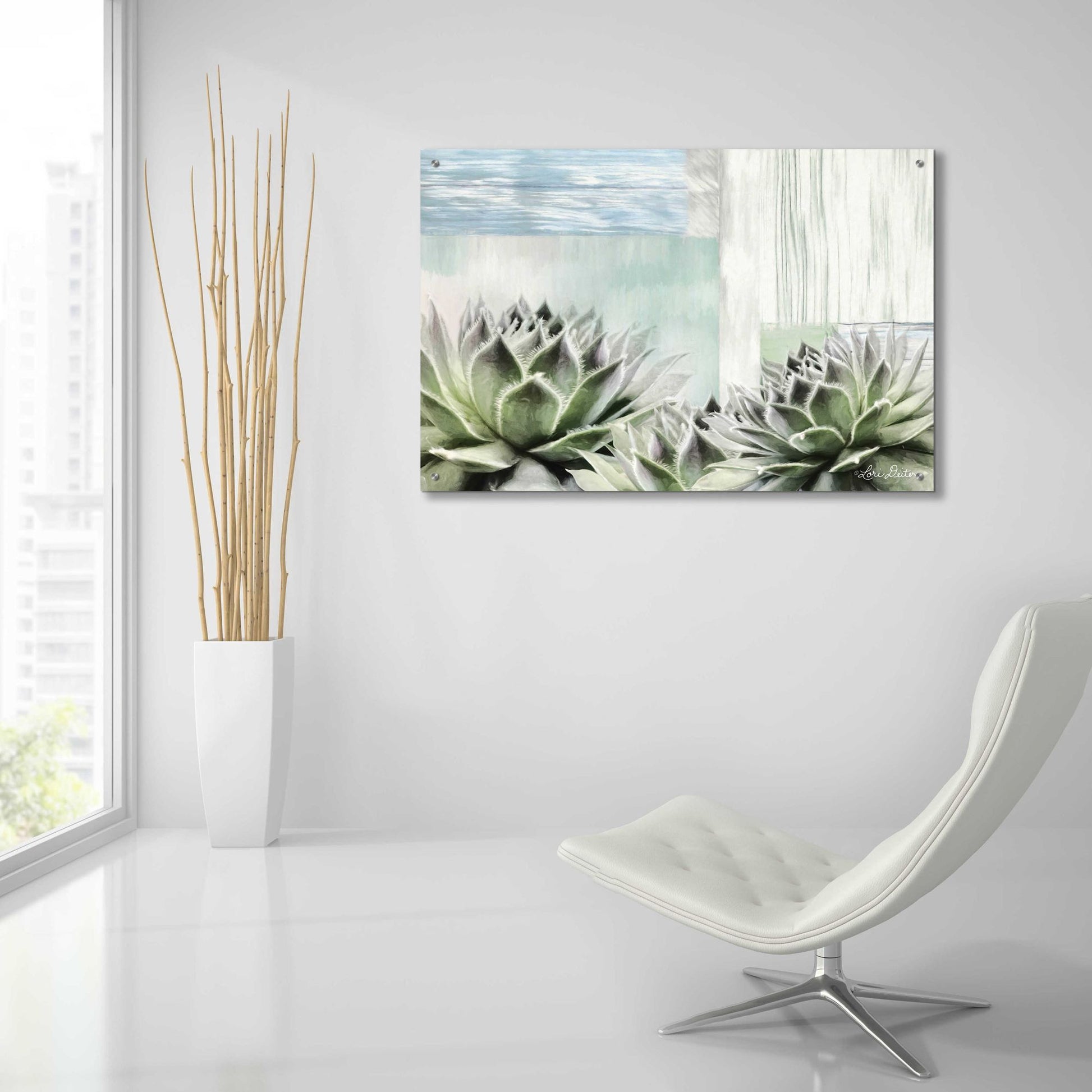 Epic Art 'Grow in Grace' by Lori Deiter Acrylic Glass Wall Art,36x24