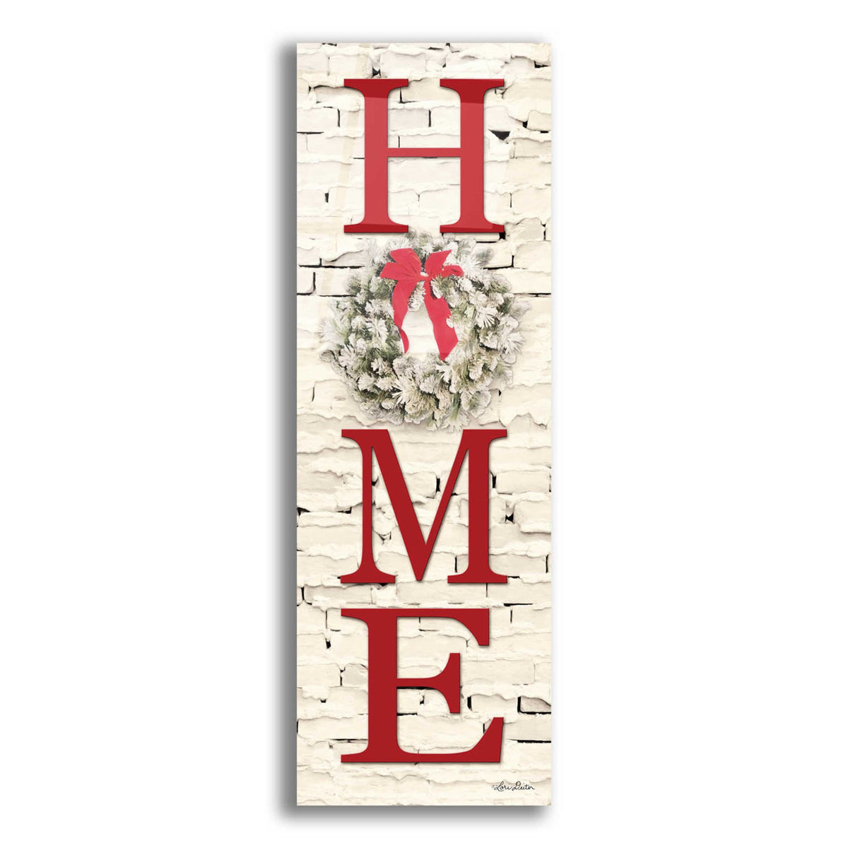 Epic Art 'Christmas Home Vertical II' by Lori Deiter Acrylic Glass Wall Art,3:1