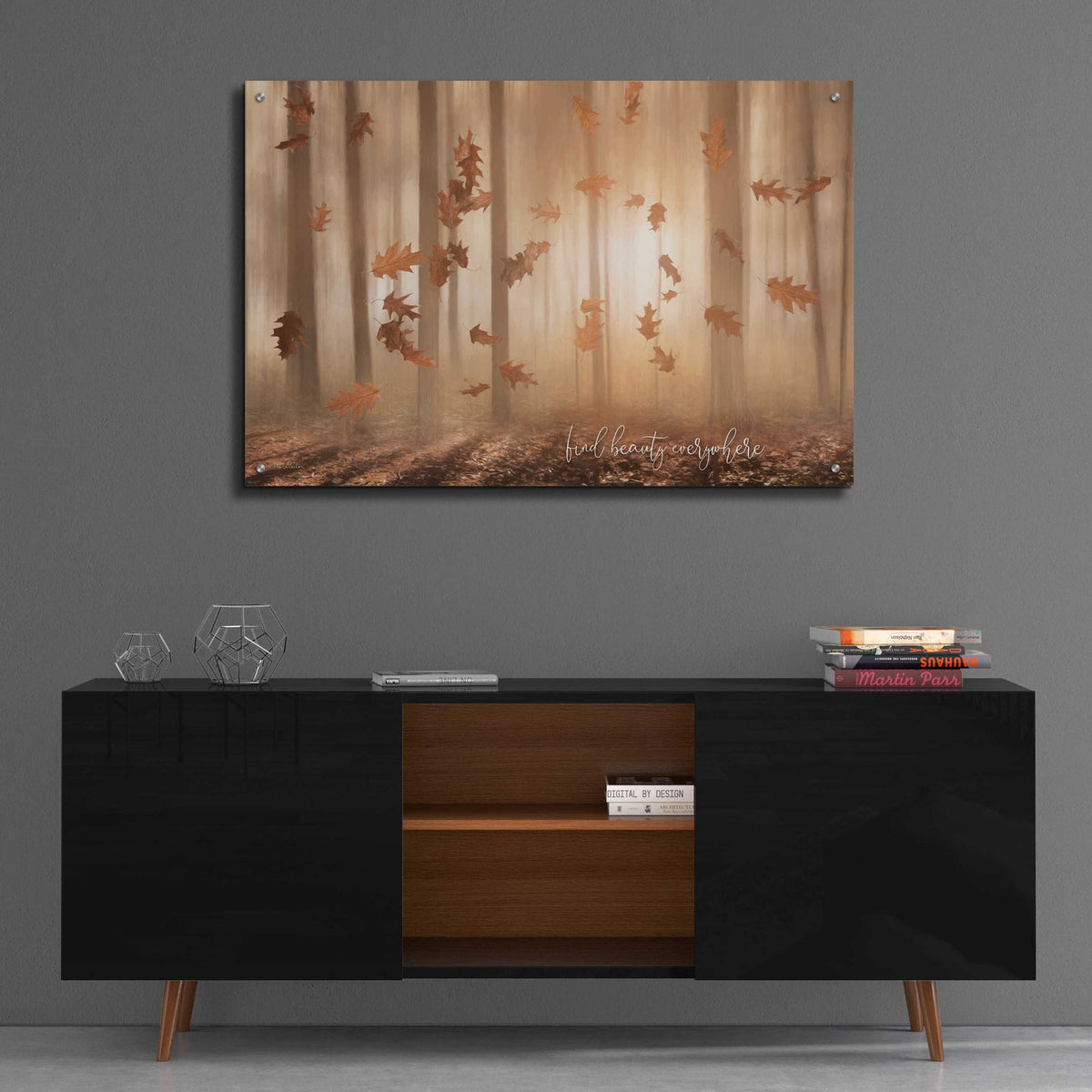 Epic Art 'Find Beauty Everywhere' by Lori Deiter Acrylic Glass Wall Art,36x24