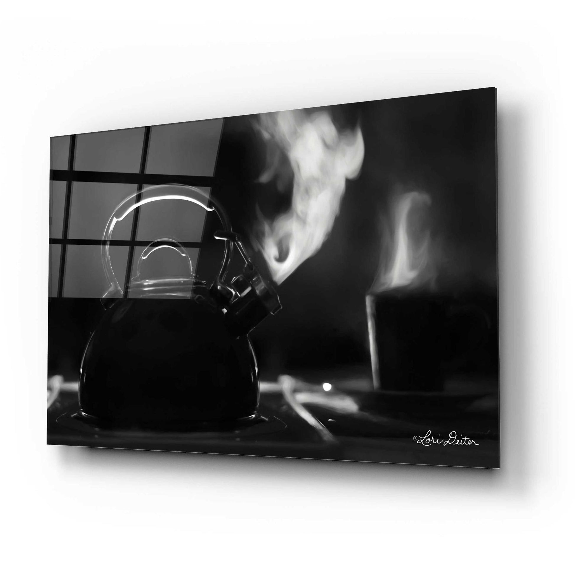 Epic Art 'Tea Time I' by Lori Deiter Acrylic Glass Wall Art,24x16