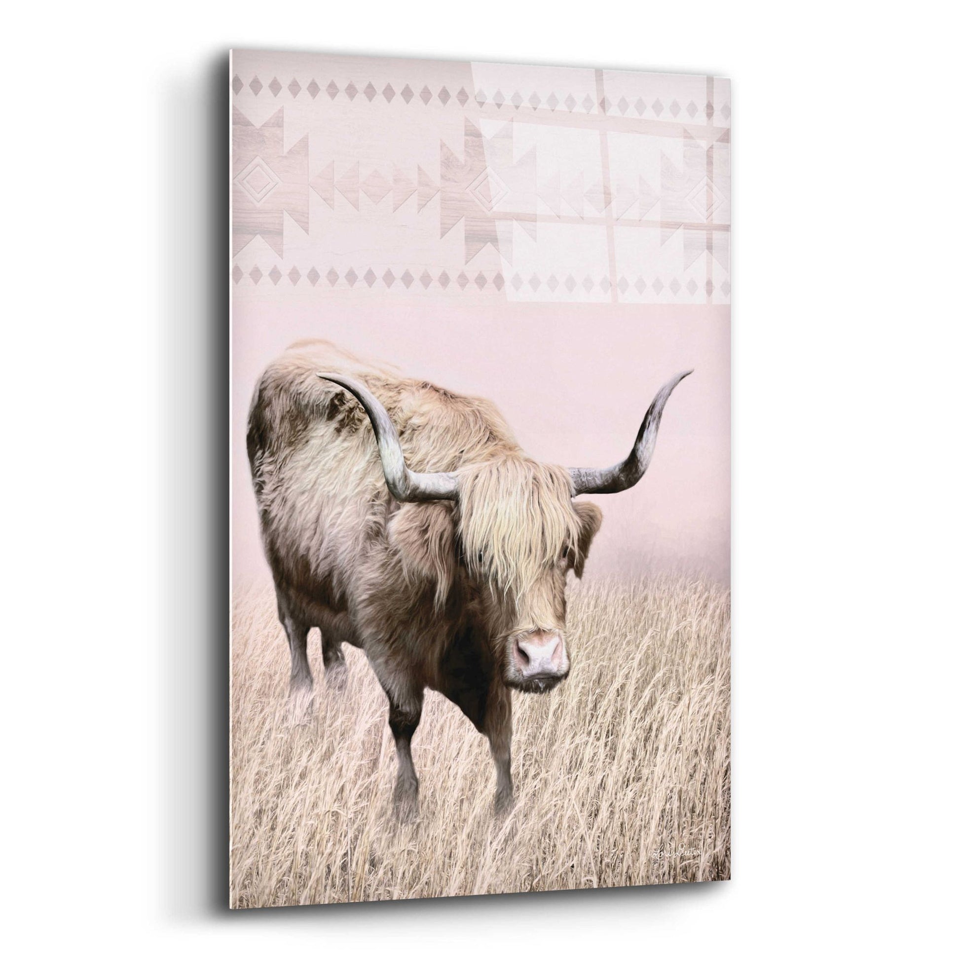 Epic Art 'Rosie the Cow' by Lori Deiter Acrylic Glass Wall Art,12x16