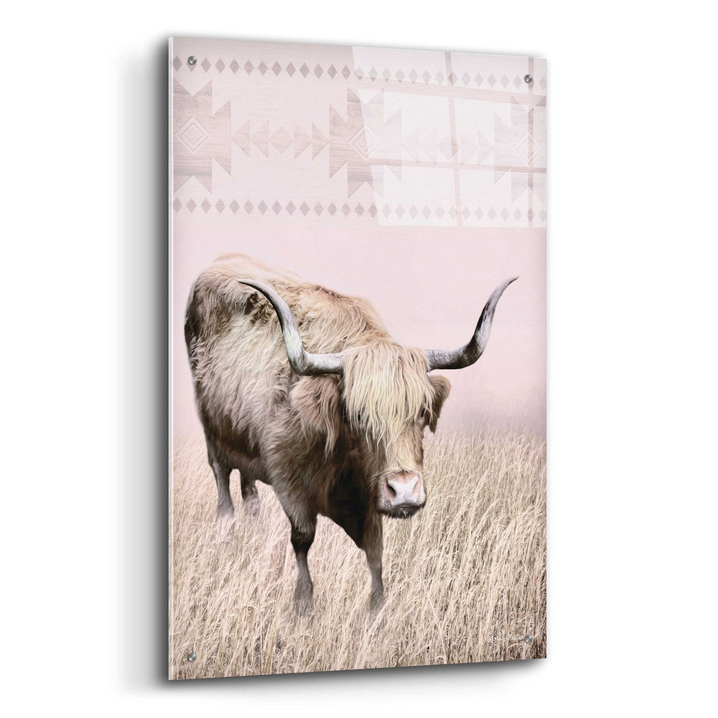 Epic Art 'Rosie the Cow' by Lori Deiter Acrylic Glass Wall Art,24x36