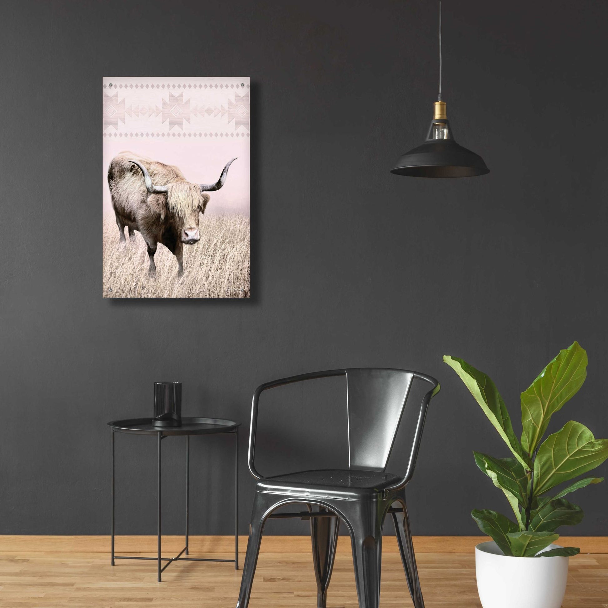 Epic Art 'Rosie the Cow' by Lori Deiter Acrylic Glass Wall Art,24x36