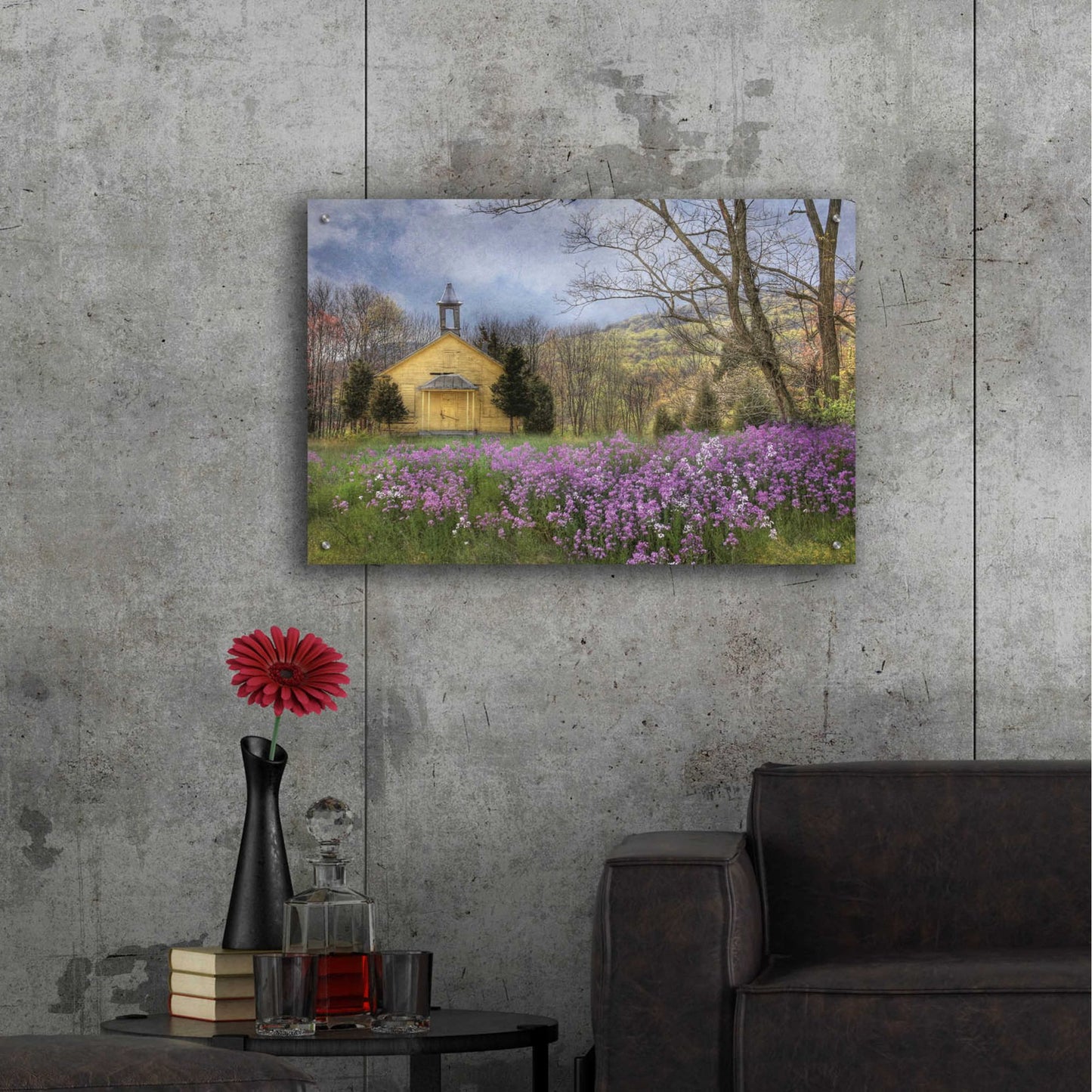 Epic Art 'Fragrant Field' by Lori Deiter Acrylic Glass Wall Art,36x24