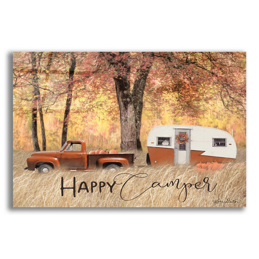 Epic Art 'Fall Camping' by Lori Deiter Acrylic Glass Wall Art