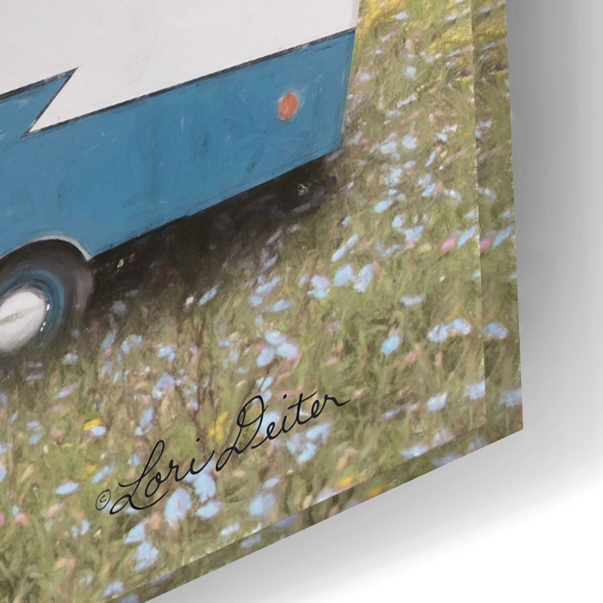 Epic Art 'Spring Camping II' by Lori Deiter Acrylic Glass Wall Art,24x16