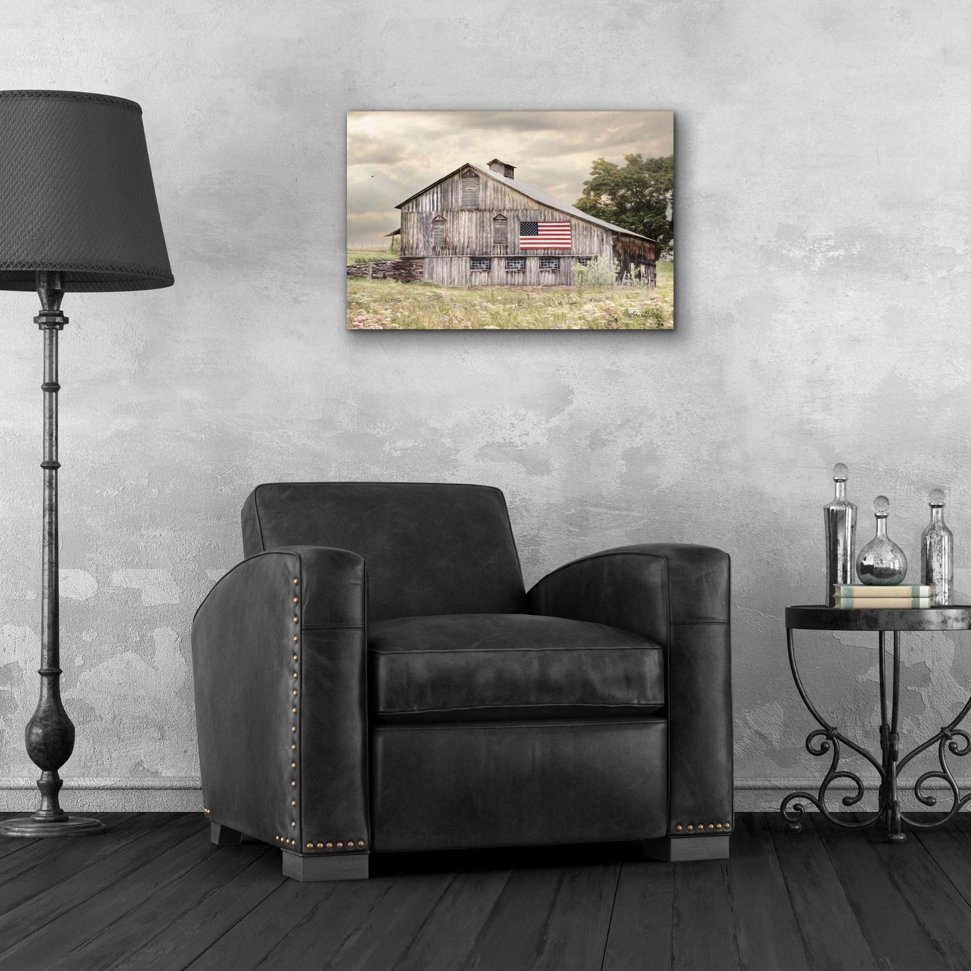 Epic Art 'Rural Virginia Barn' by Lori Deiter Acrylic Glass Wall Art,24x16