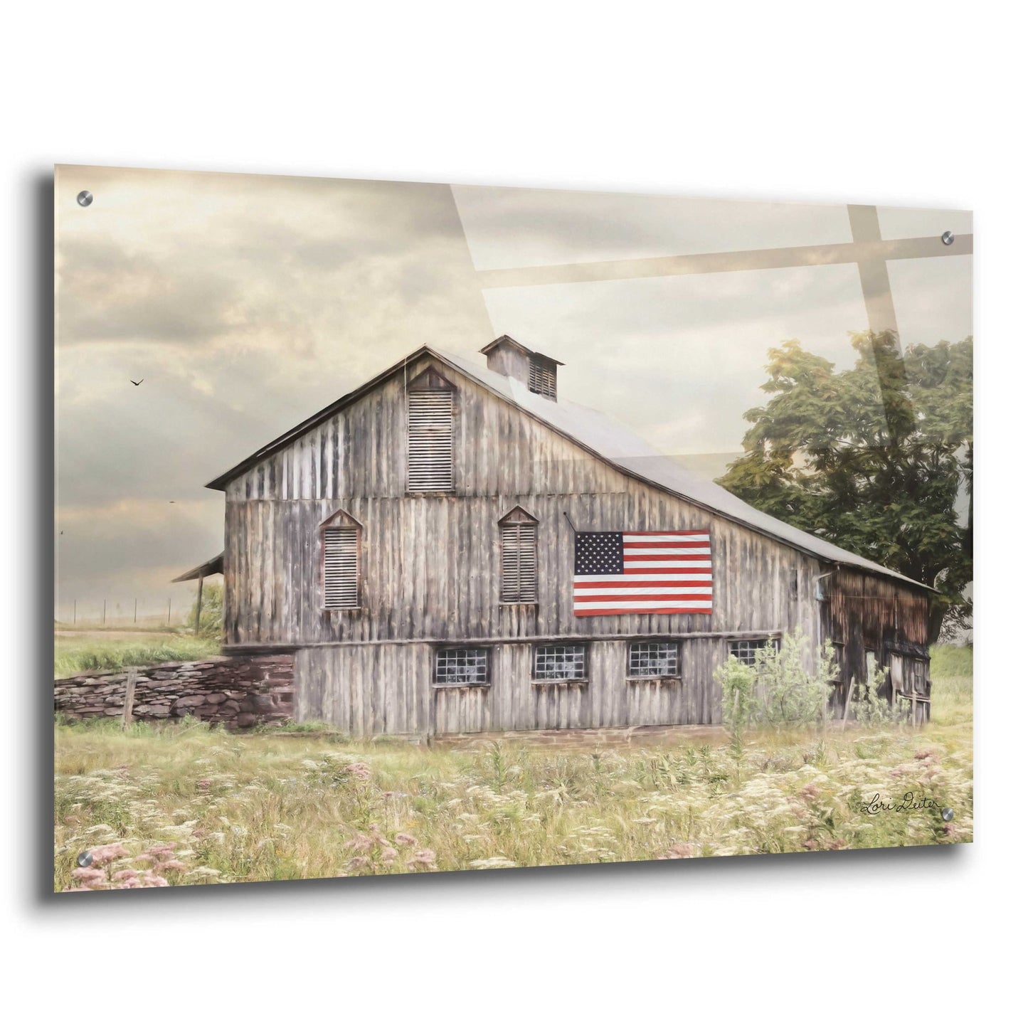 Epic Art 'Rural Virginia Barn' by Lori Deiter Acrylic Glass Wall Art,36x24