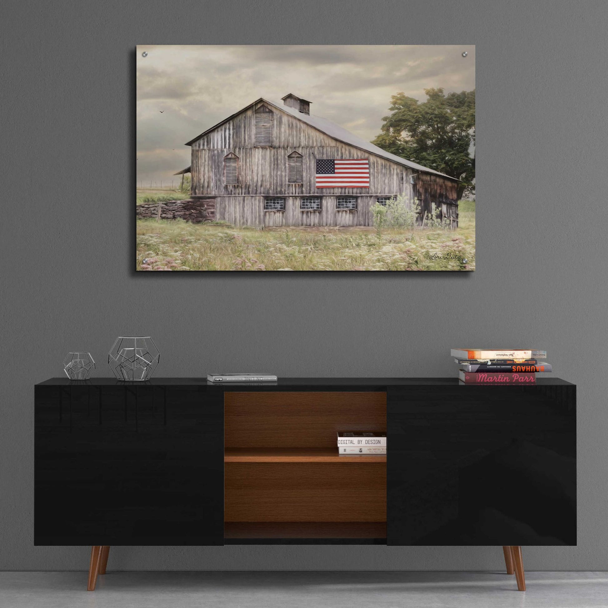 Epic Art 'Rural Virginia Barn' by Lori Deiter Acrylic Glass Wall Art,36x24