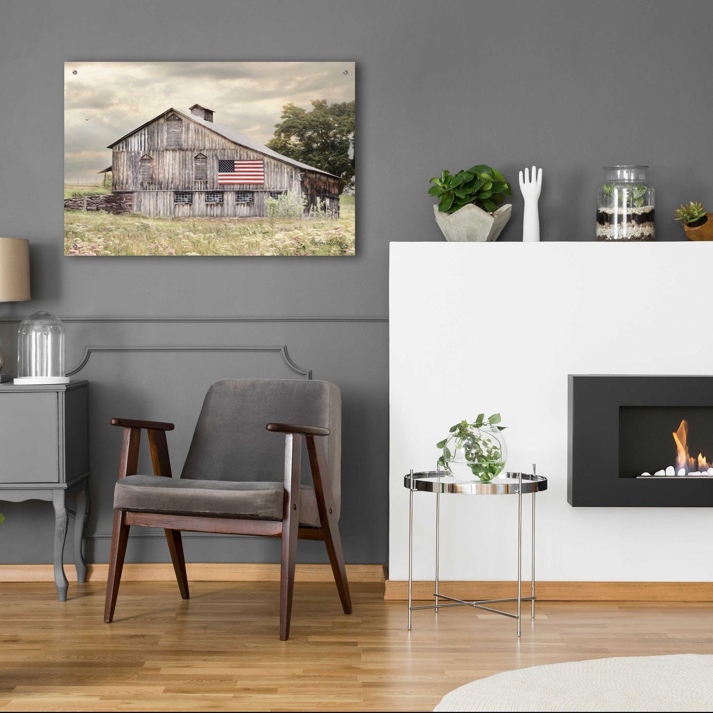 Epic Art 'Rural Virginia Barn' by Lori Deiter Acrylic Glass Wall Art,36x24