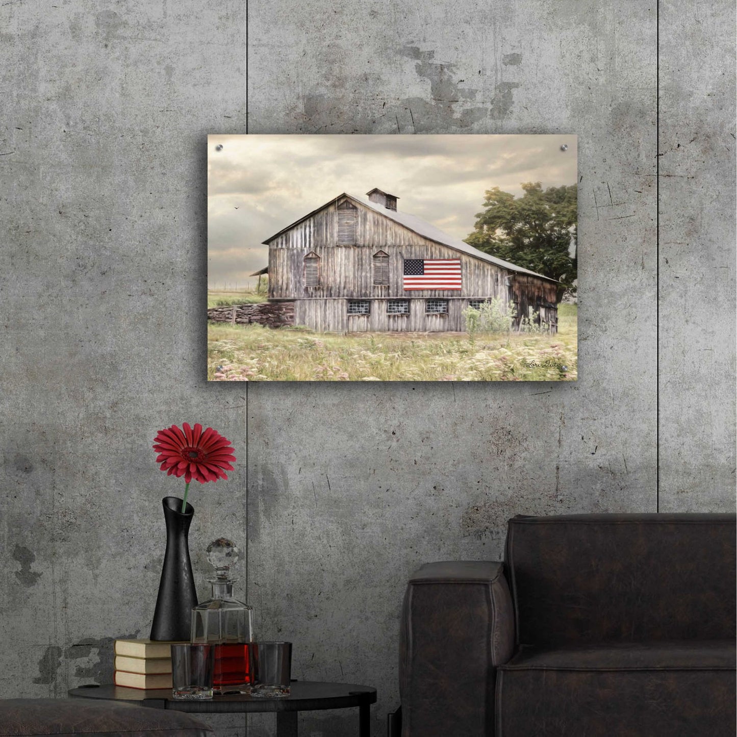 Epic Art 'Rural Virginia Barn' by Lori Deiter Acrylic Glass Wall Art,36x24