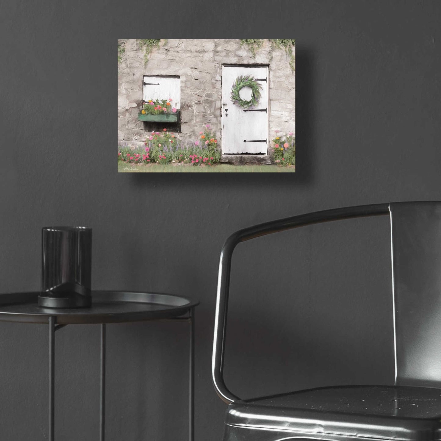 Epic Art 'Old Stone Cottage' by Lori Deiter Acrylic Glass Wall Art,16x12