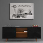 Epic Art 'Country Christmas' by Lori Deiter Acrylic Glass Wall Art,36x24