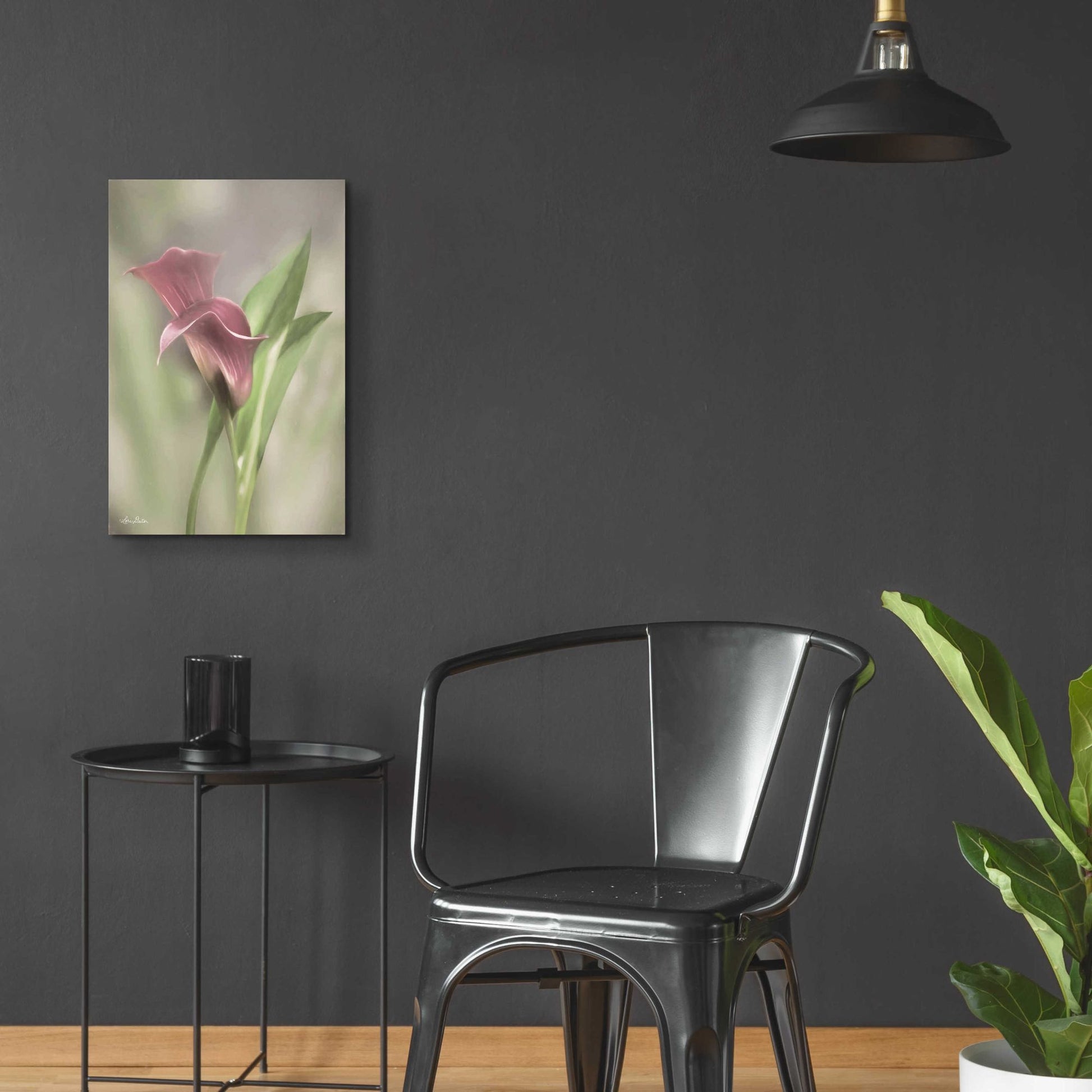 Epic Art 'Pink Calla Lily' by Lori Deiter Acrylic Glass Wall Art,16x24