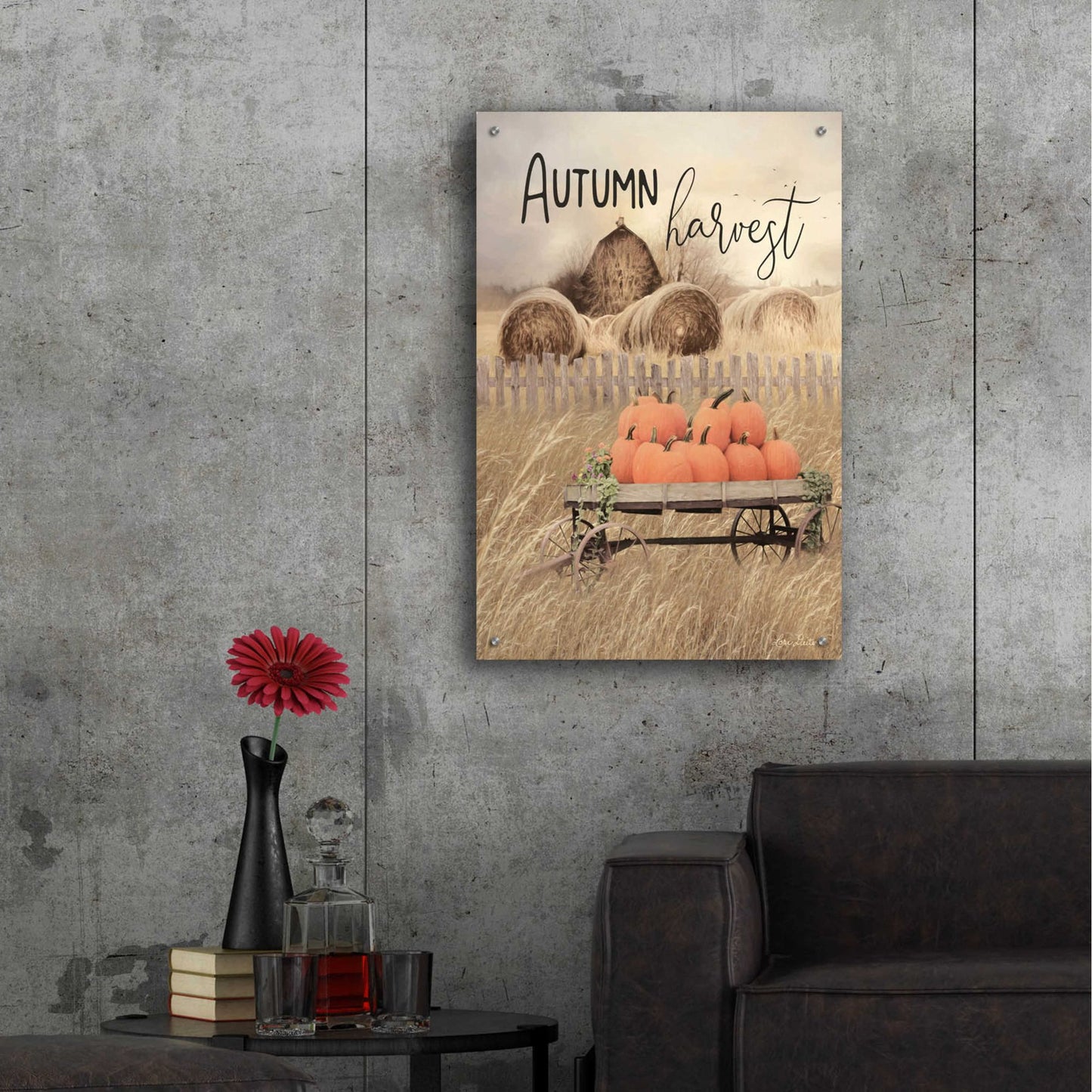 Epic Art 'Autumn Harvest' by Lori Deiter Acrylic Glass Wall Art,24x36