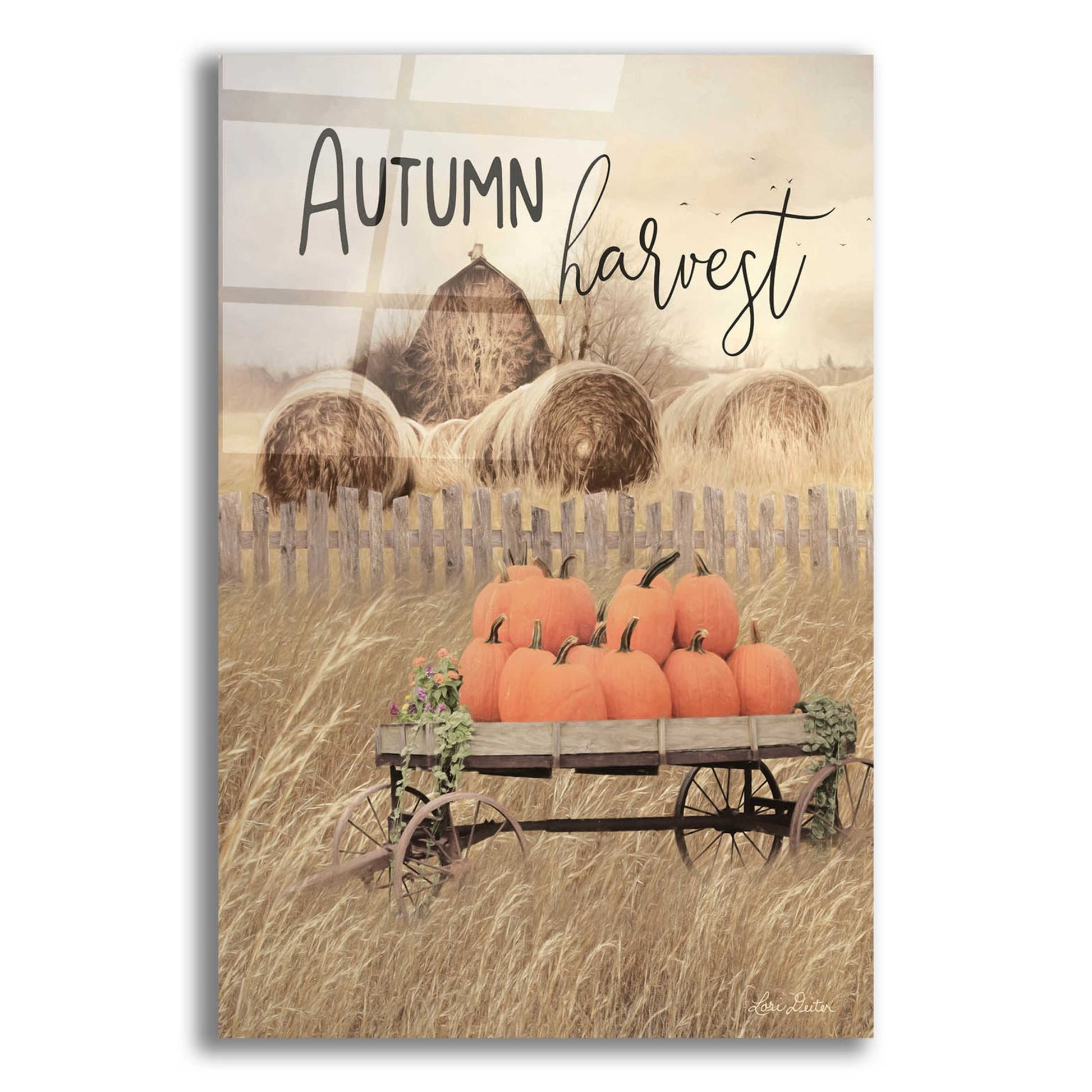 Epic Art 'Autumn Harvest' by Lori Deiter Acrylic Glass Wall Art