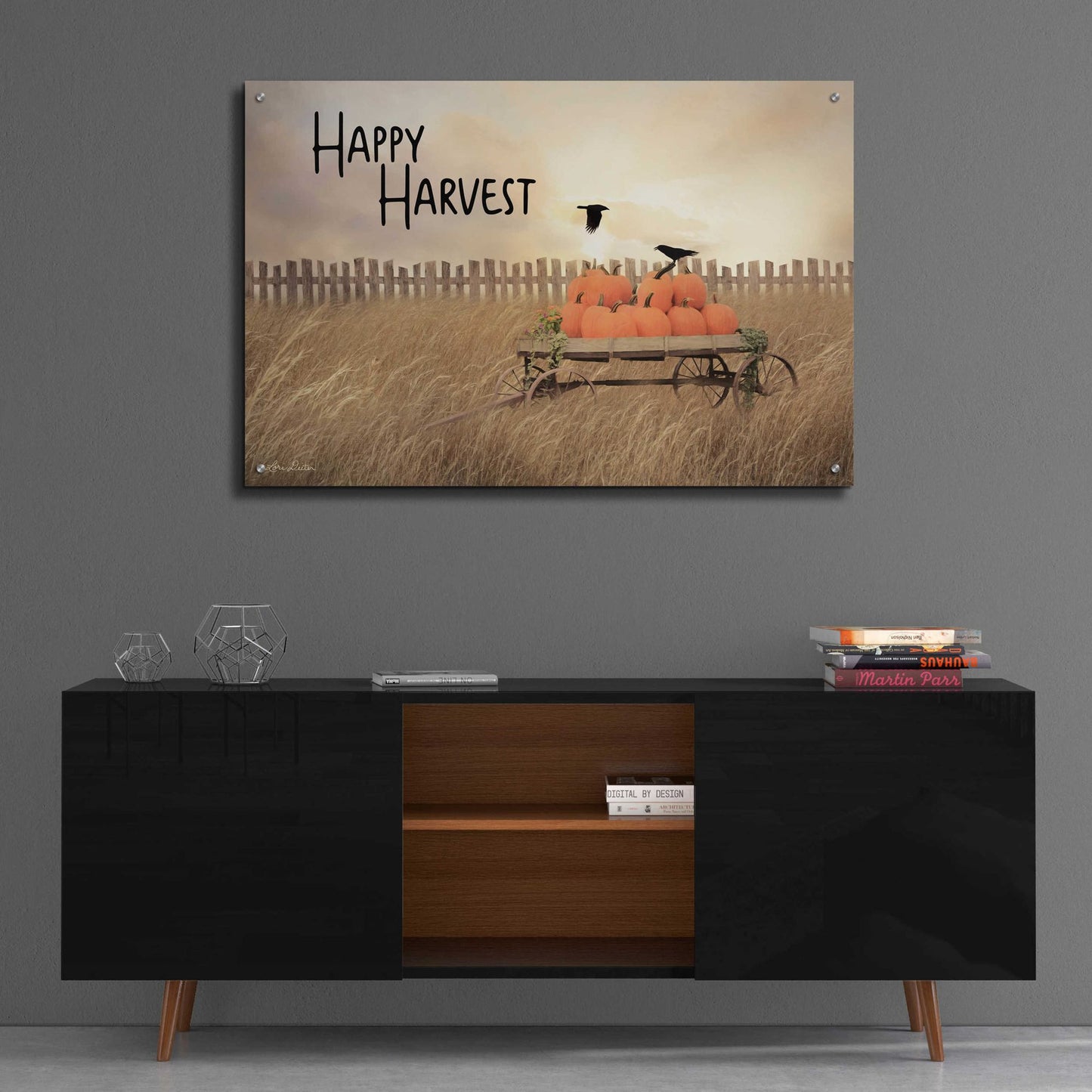 Epic Art 'Happy Harvest' by Lori Deiter Acrylic Glass Wall Art,36x24