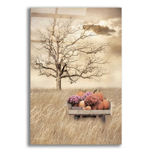 Epic Art 'Fall Wagon' by Lori Deiter Acrylic Glass Wall Art