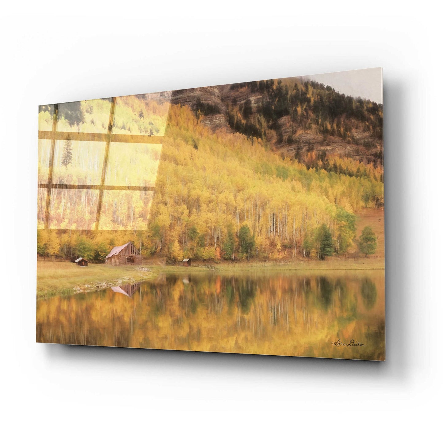 Epic Art 'San Juan Cabin' by Lori Deiter Acrylic Glass Wall Art,24x16