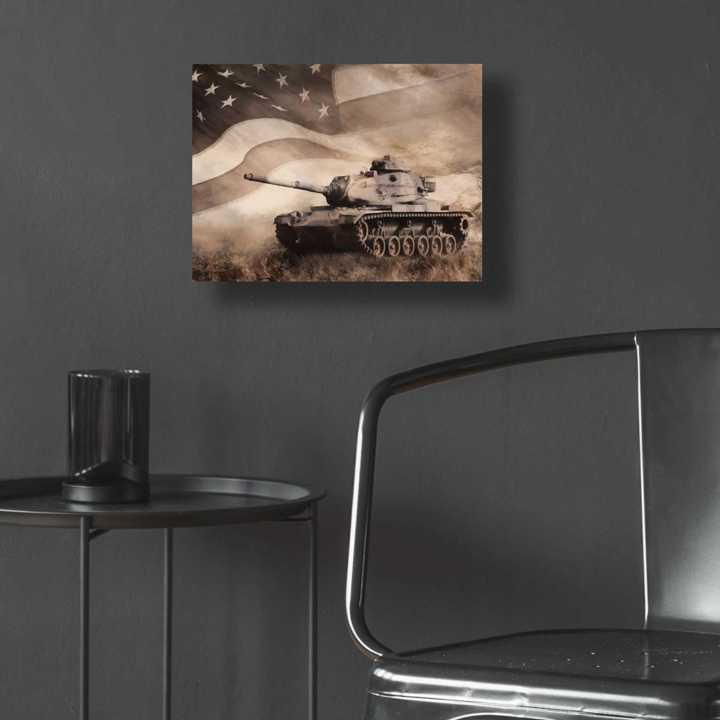 Epic Art 'The Liberator Tank' by Lori Deiter Acrylic Glass Wall Art,16x12