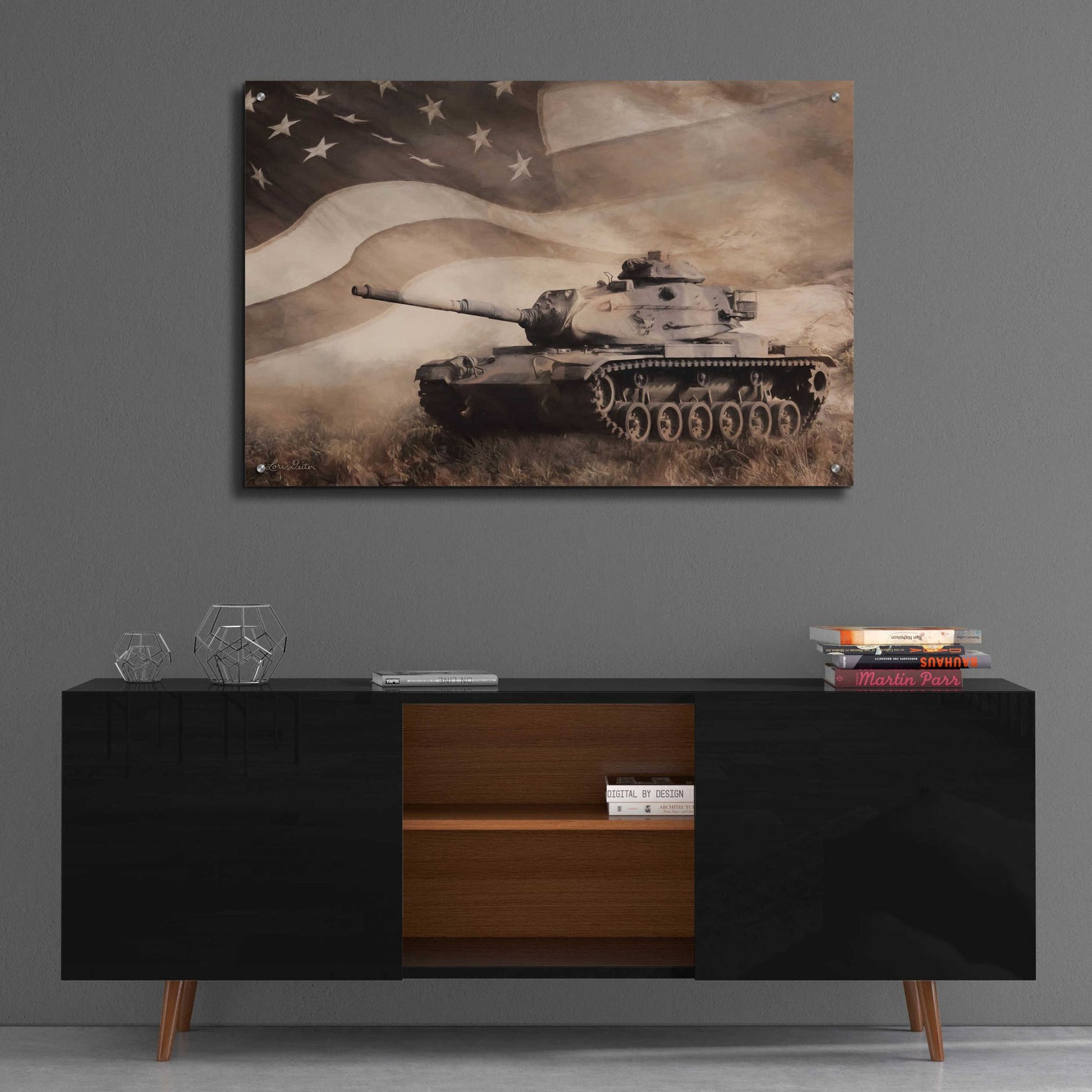 Epic Art 'The Liberator Tank' by Lori Deiter Acrylic Glass Wall Art,36x24