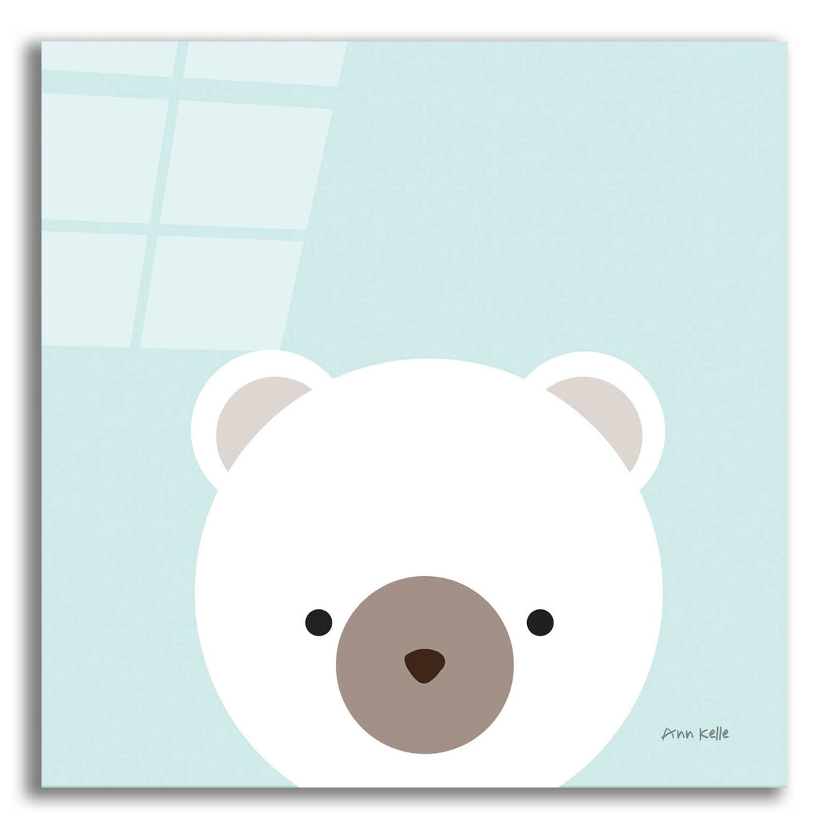 Cuddly Bear by Ann Kelle acrylic glass wall art
