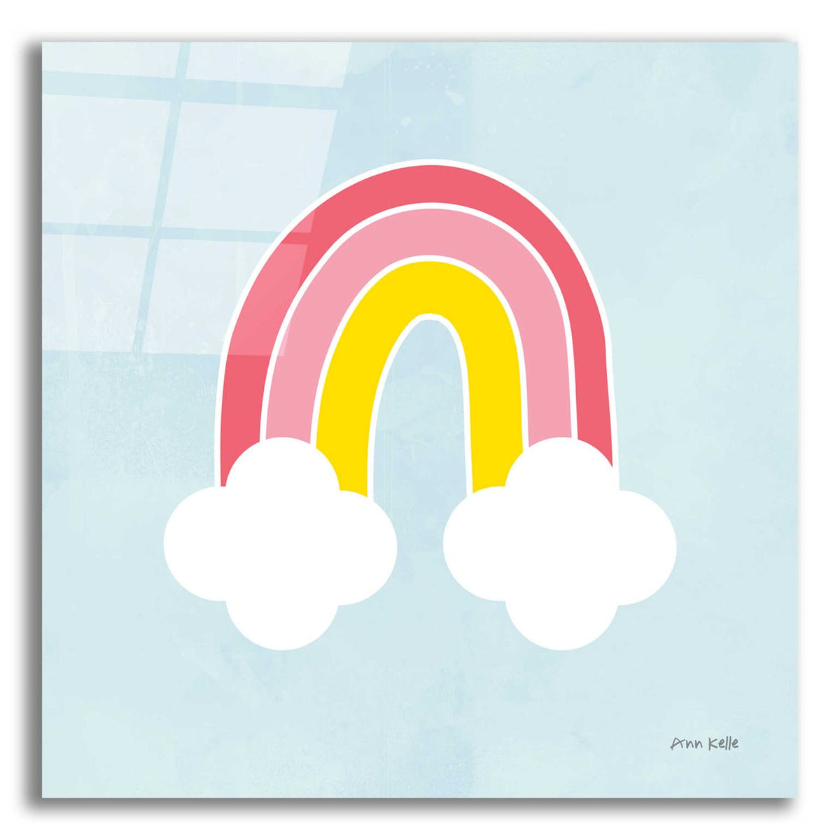 Her Rainbow by Ann Kelle acrylic glass wall art