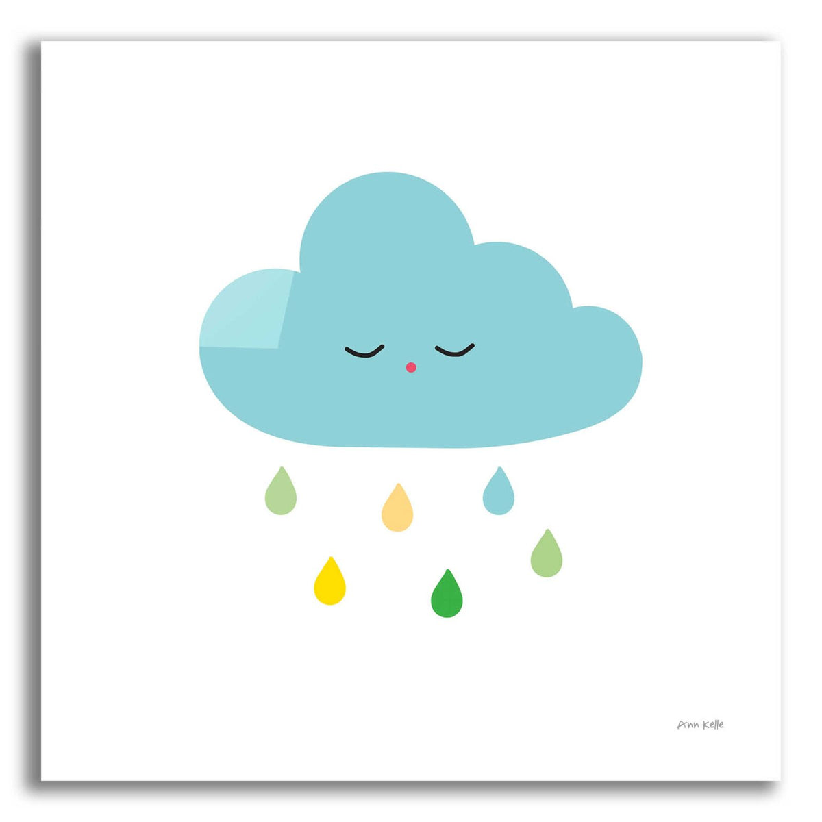 Sleepy Cloud I by Ann Kelle acrylic glass wall art