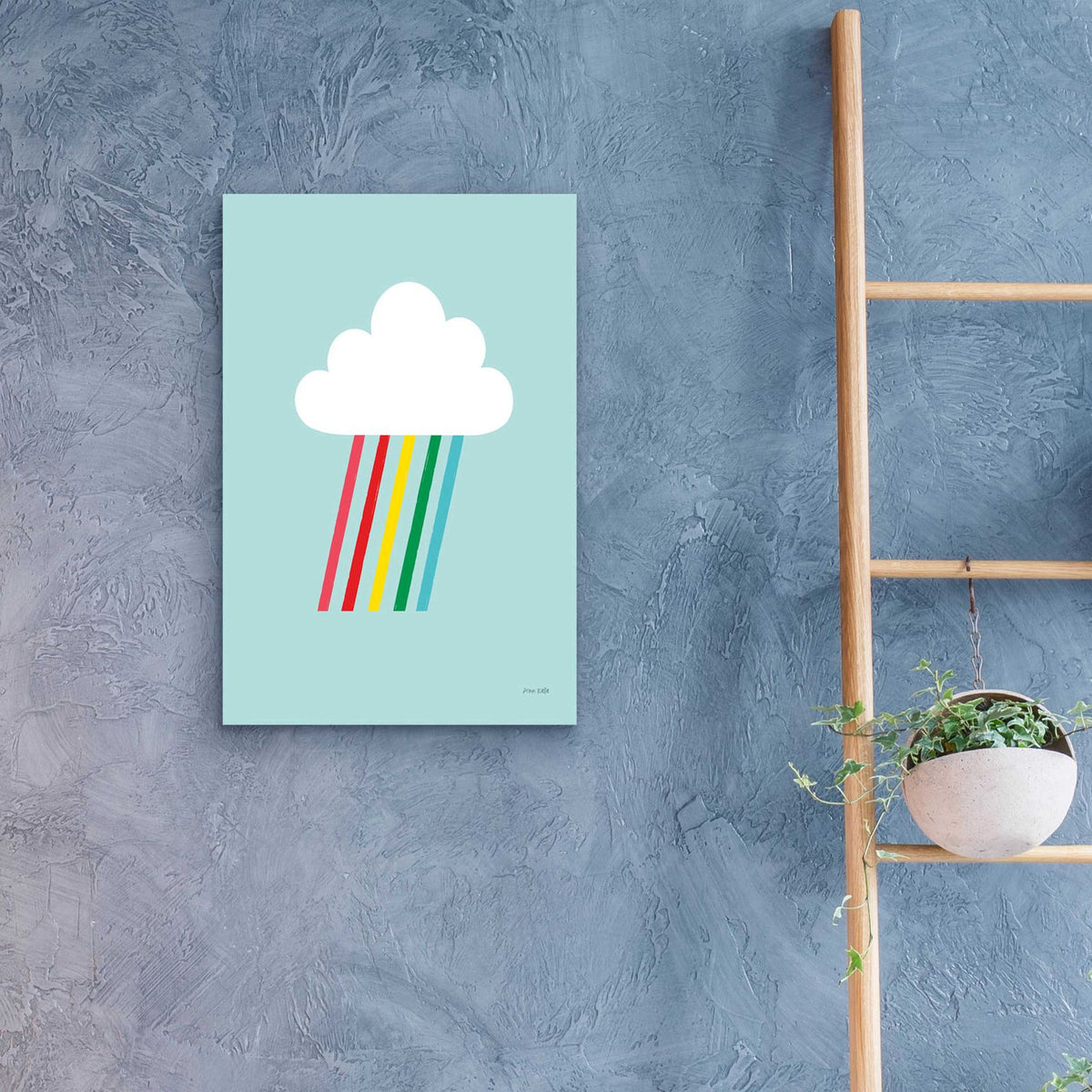 Rainbow Rays II by Ann Kelle - 16x24 acrylic wall art in a room