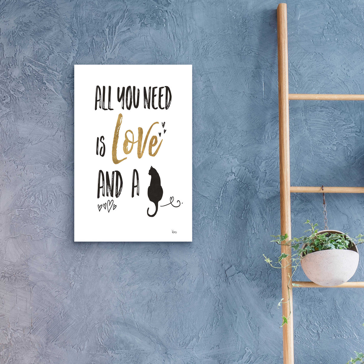 Epic Art 'Pet Love IV' by Veronique Charron, Acrylic Glass Wall Art,16x24