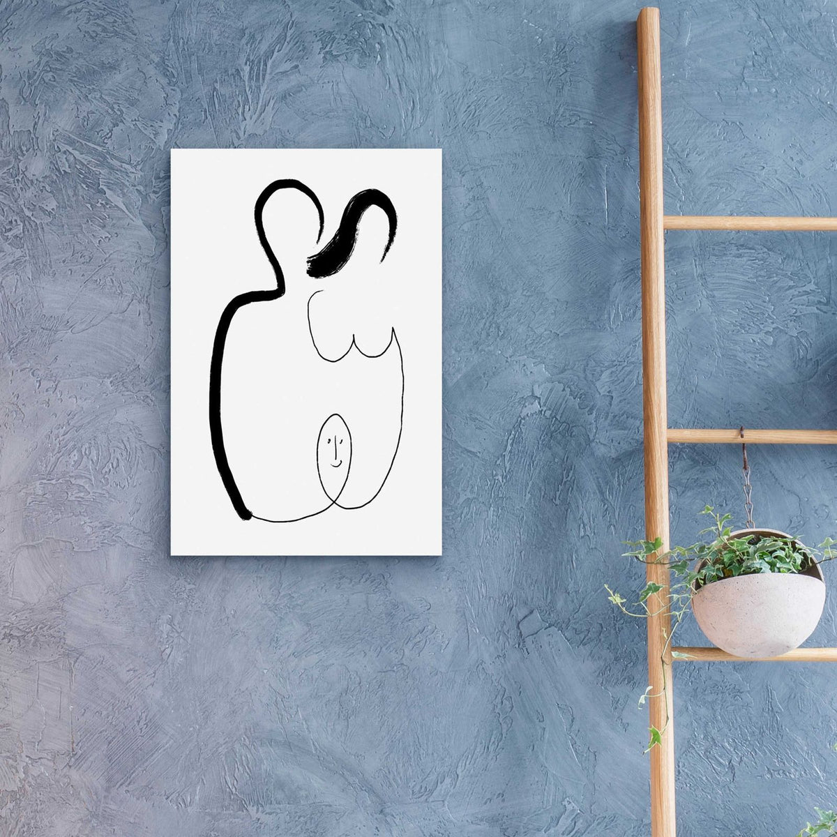 Family by Cesare Bellassai - 16x24 acrylic wall art in a room