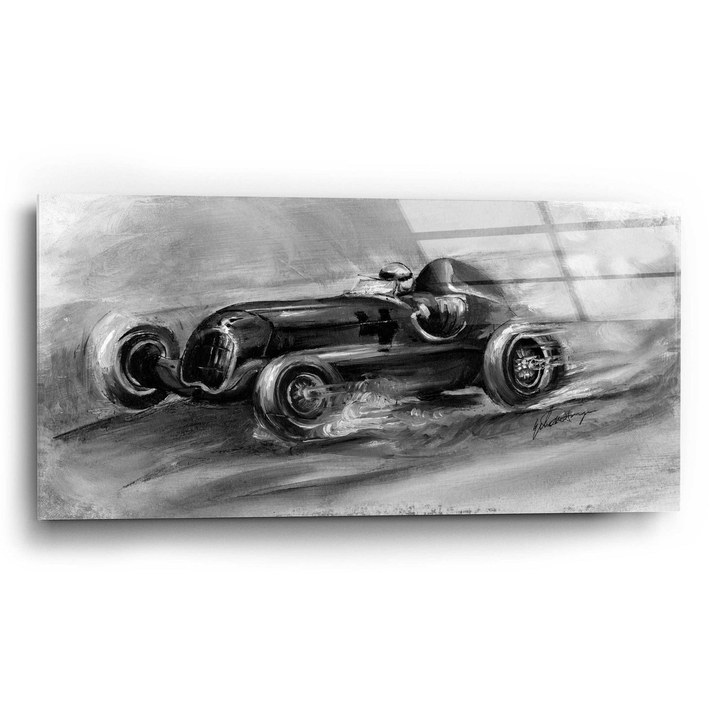 Epic Art 'Inverted Le Mans 1935' by Ethan Harper, Acrylic Glass Wall Art,24x12