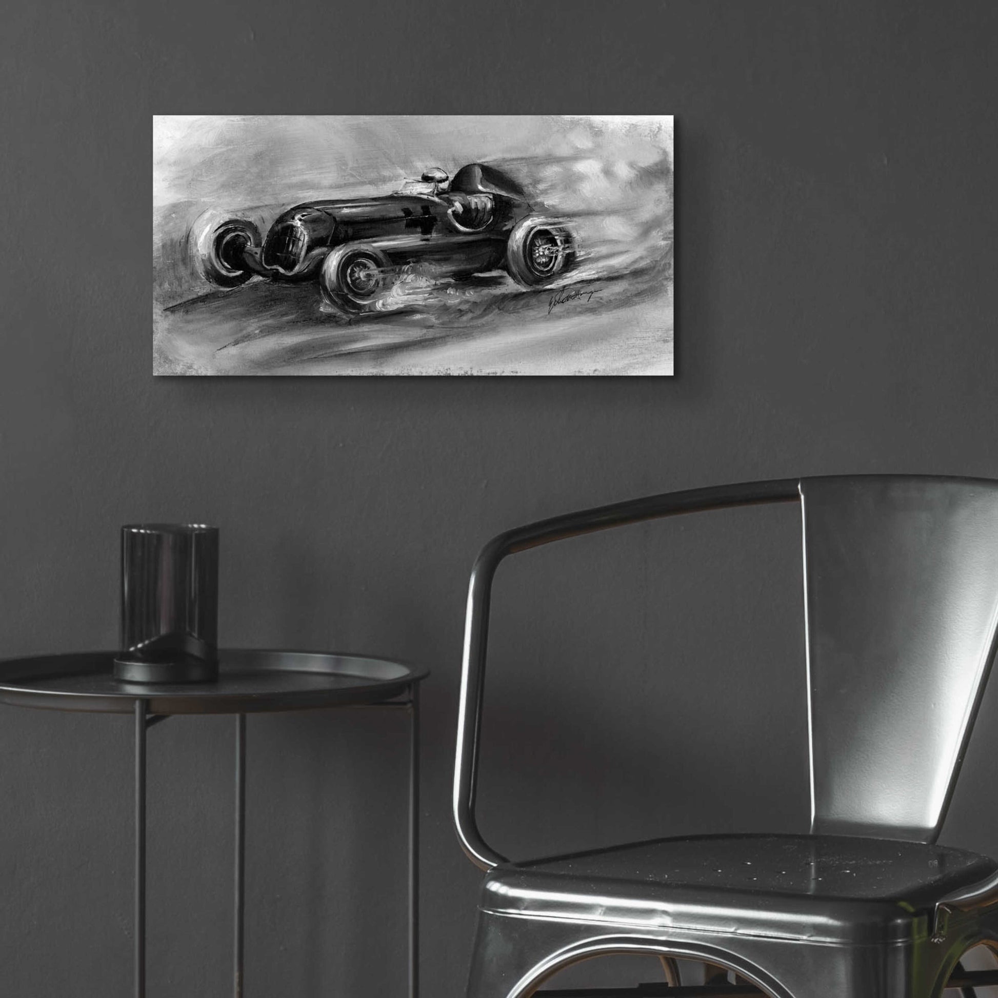 Epic Art 'Inverted Le Mans 1935' by Ethan Harper, Acrylic Glass Wall Art,24x12