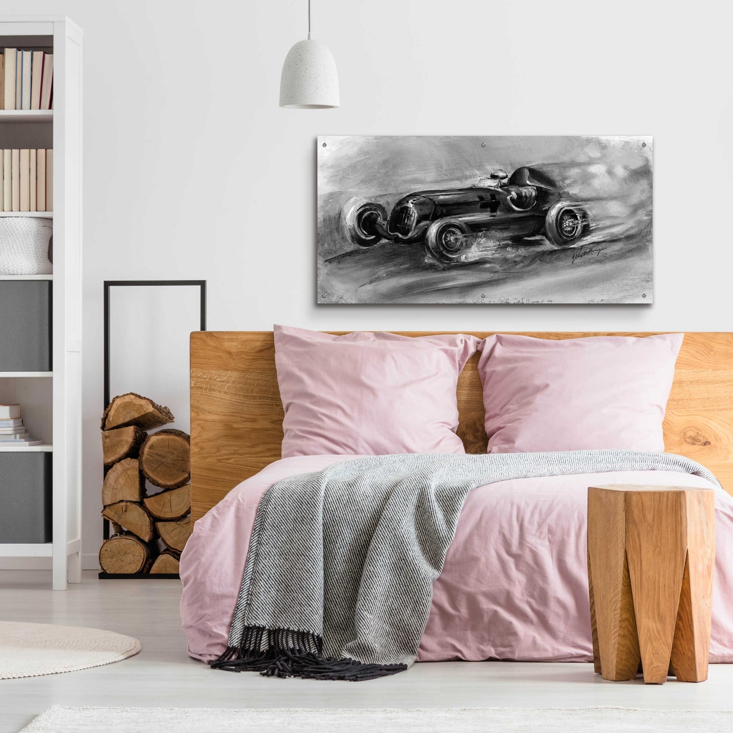 Epic Art 'Inverted Le Mans 1935' by Ethan Harper, Acrylic Glass Wall Art,48x24