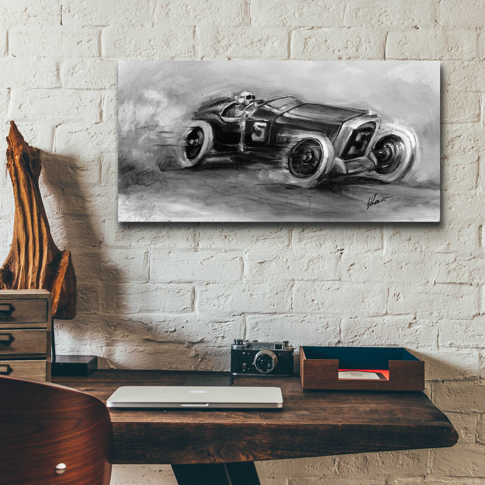 Epic Art 'Inverted French Grand Prix 1914' by Ethan Harper, Acrylic Glass Wall Art,24x12