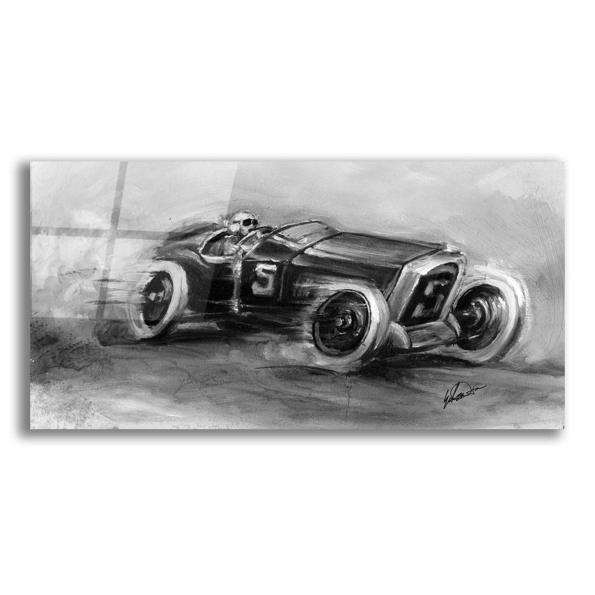 Epic Art 'Inverted French Grand Prix 1914' by Ethan Harper, Acrylic Glass Wall Art,24x12