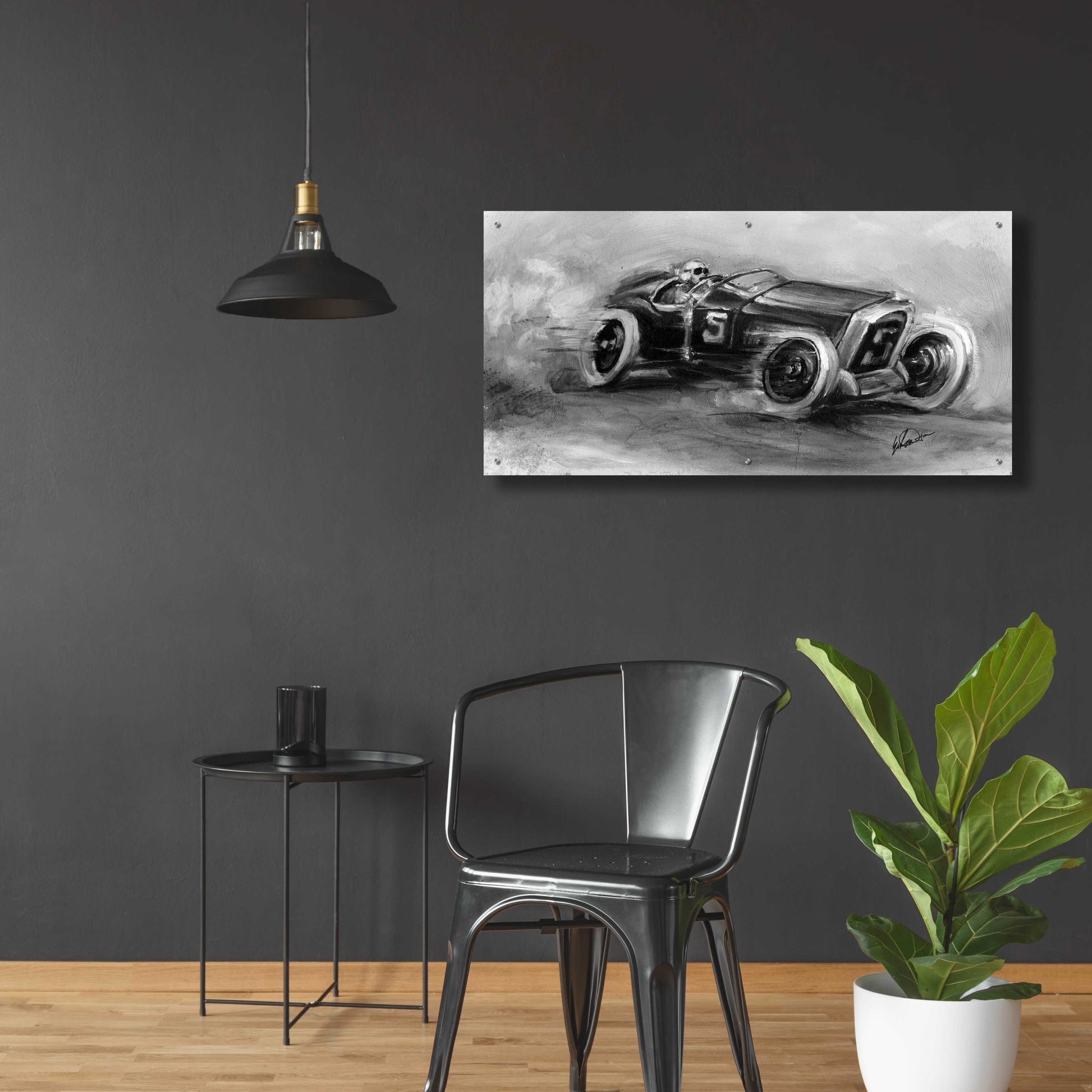 Epic Art 'Inverted French Grand Prix 1914' by Ethan Harper, Acrylic Glass Wall Art,48x24