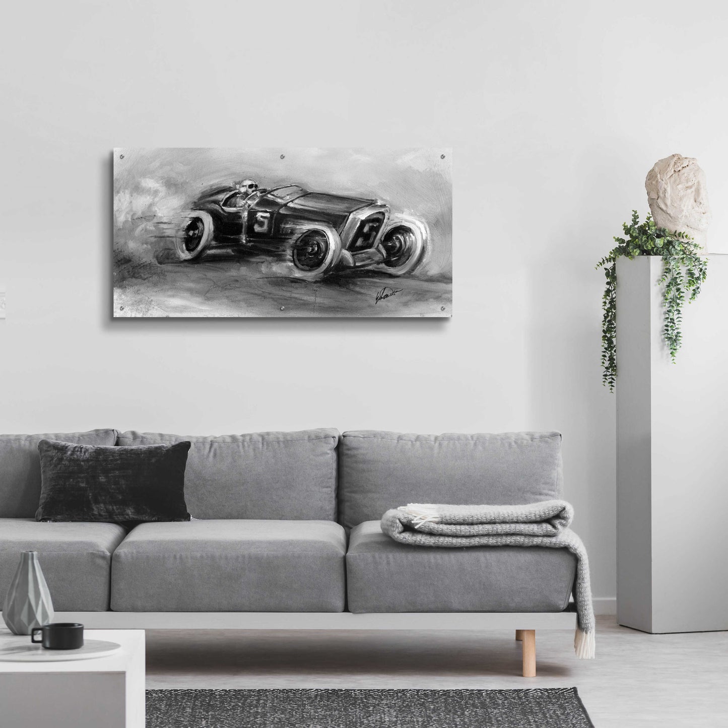 Epic Art 'Inverted French Grand Prix 1914' by Ethan Harper, Acrylic Glass Wall Art,48x24