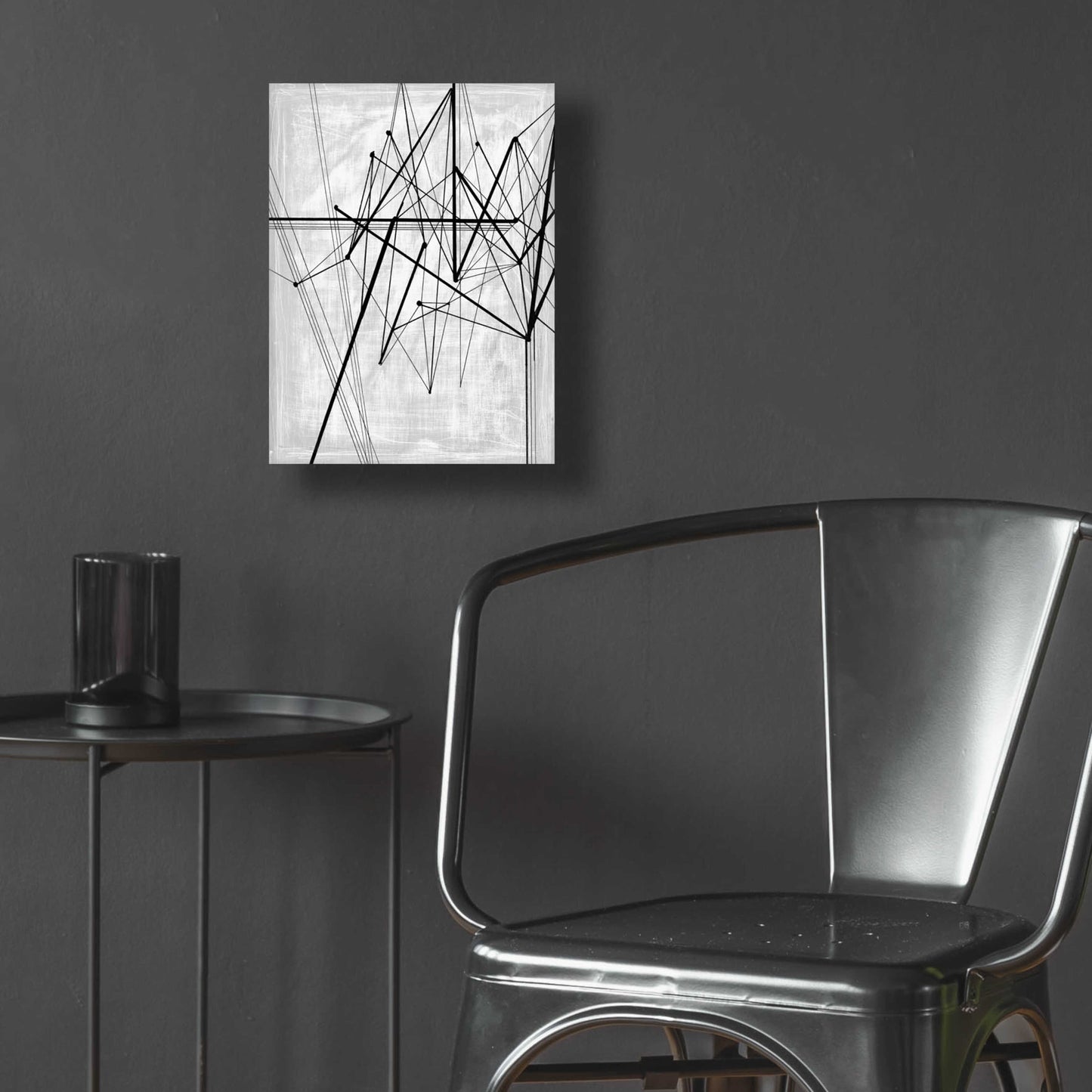 Epic Art 'Inverted Vertices II' by Ethan Harper, Acrylic Glass Wall Art,12x16