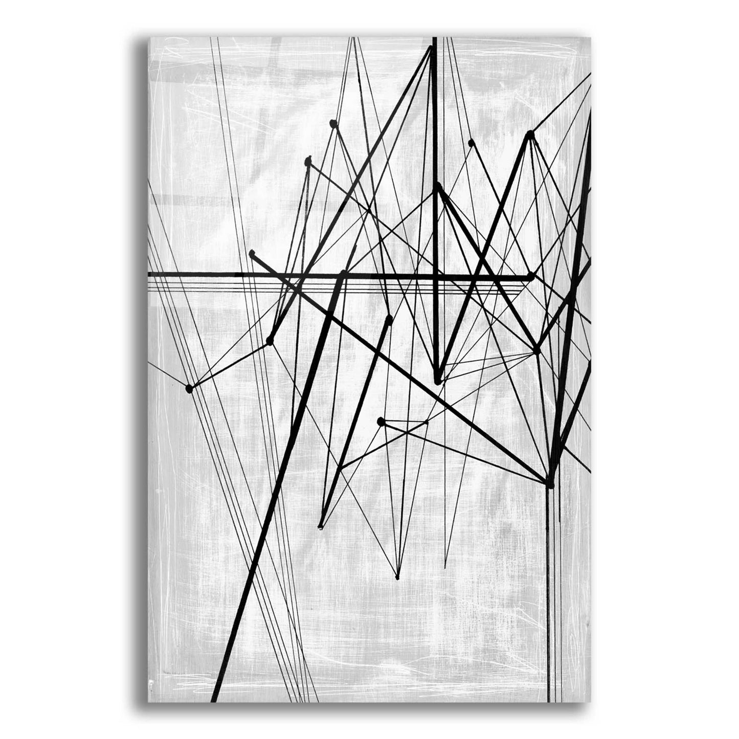 Epic Art 'Inverted Vertices II' by Ethan Harper, Acrylic Glass Wall Art,12x16