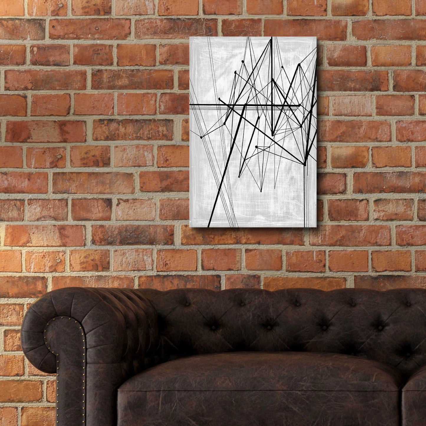 Epic Art 'Inverted Vertices II' by Ethan Harper, Acrylic Glass Wall Art,16x24