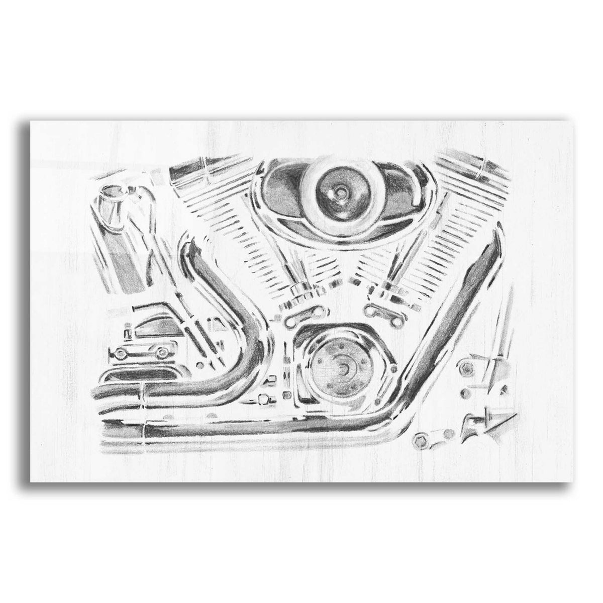 Epic Art 'Inverted Polished Chrome II' by Ethan Harper, Acrylic Glass Wall Art