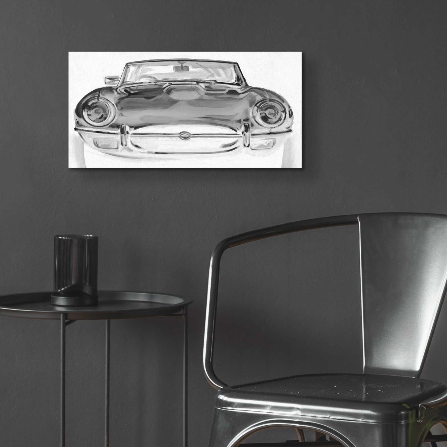 Epic Art 'Inverted European Sports Car I' by Ethan Harper, Acrylic Glass Wall Art,24x12