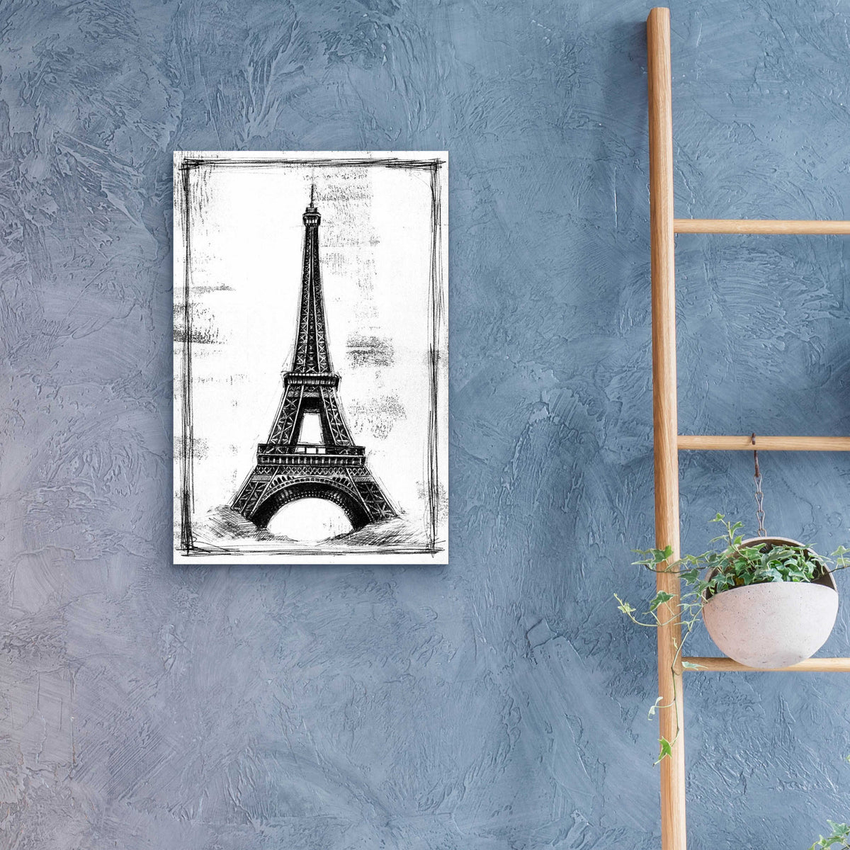 Epic Art 'European Icon Blueprint I' by Ethan Harper, Acrylic Glass Wall Art,16x24