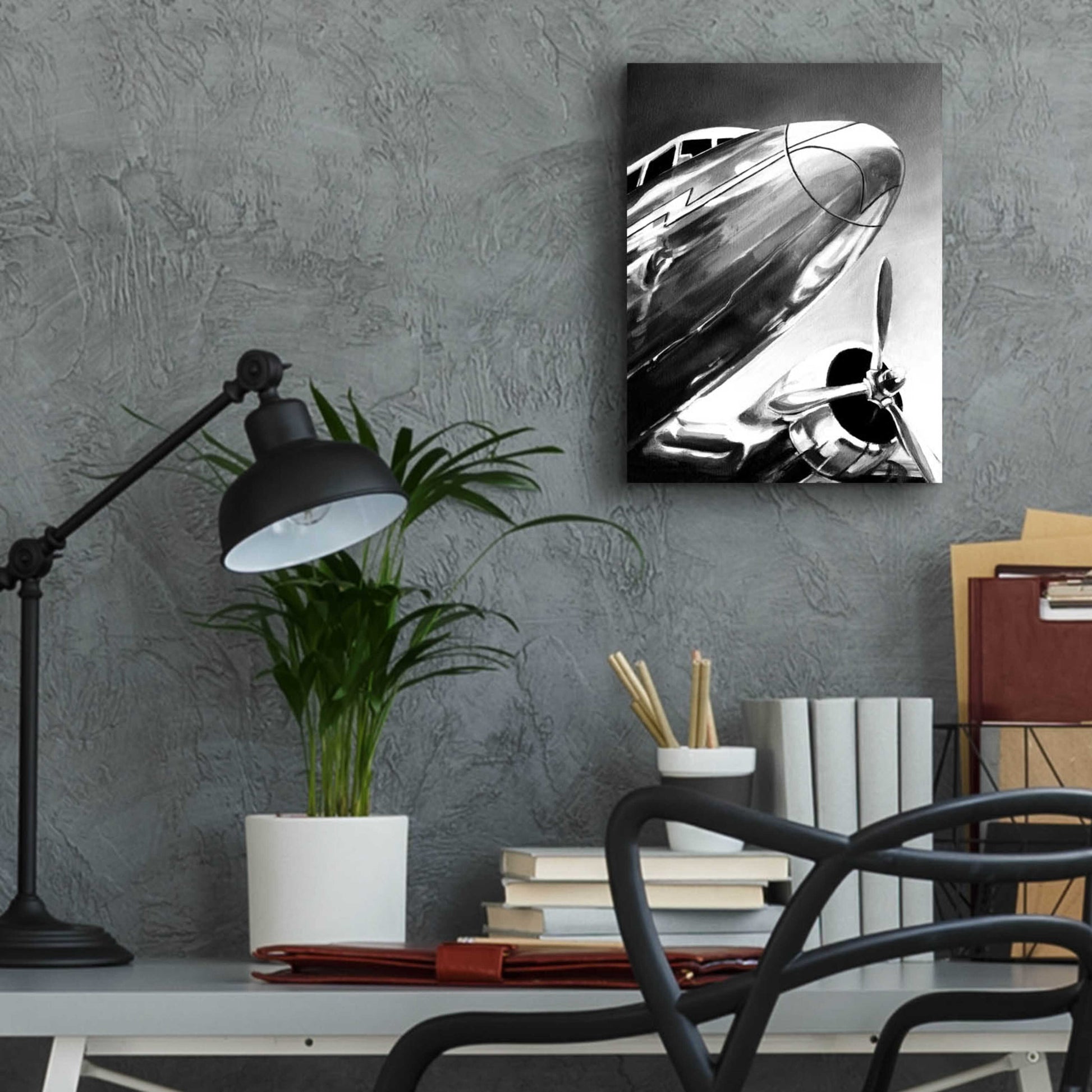 Epic Art 'Aviation Icon I' by Ethan Harper, Acrylic Glass Wall Art,12x16