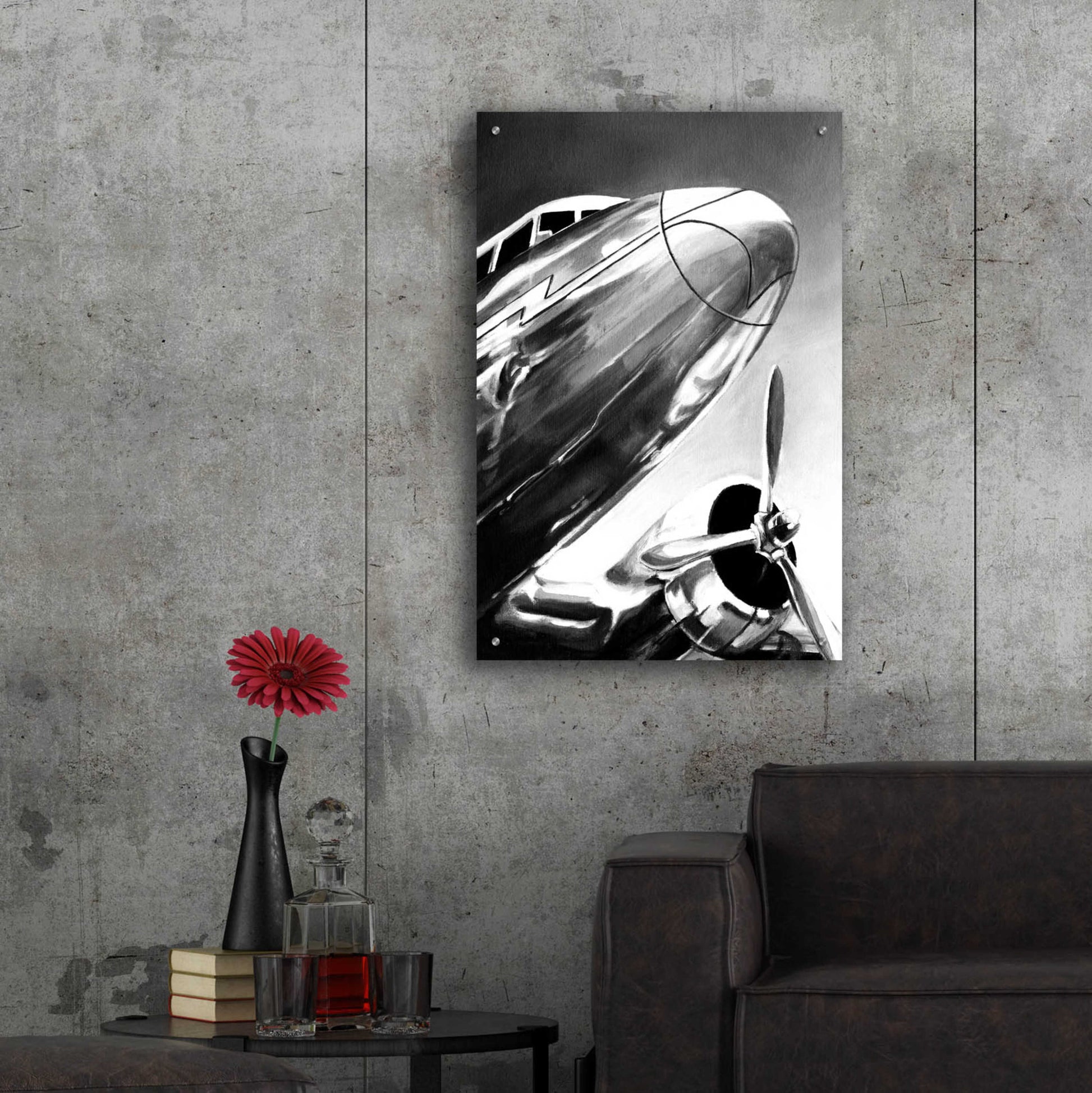 Epic Art 'Aviation Icon I' by Ethan Harper, Acrylic Glass Wall Art,24x36