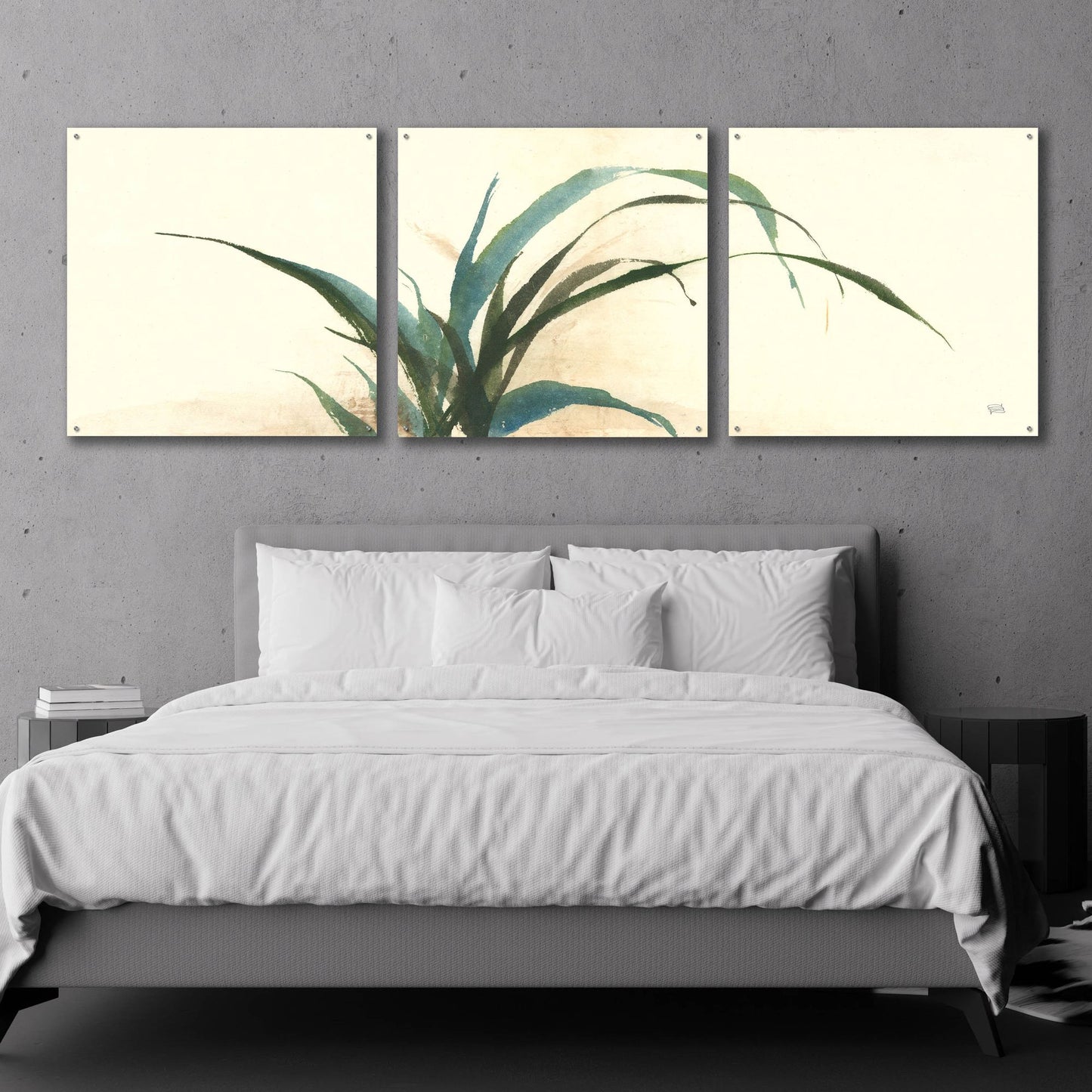 Epic Art 'Horizontal Grass I' by Chris Paschke, 3 Piece Set,108x36