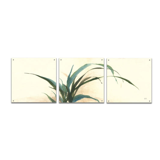 Epic Art 'Horizontal Grass I' by Chris Paschke, 3 Piece Set